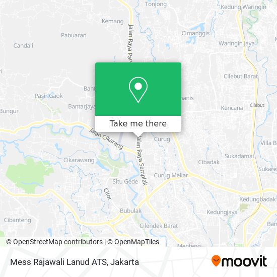Mess Rajawali Lanud ATS map