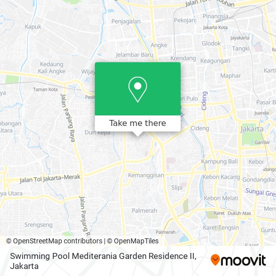 Swimming Pool Mediterania Garden Residence II map