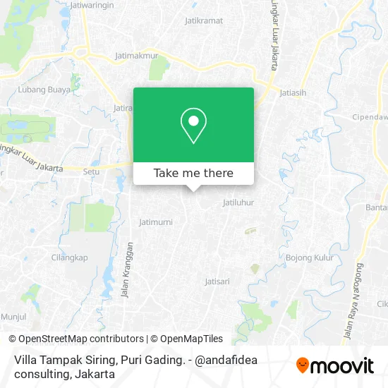 Villa Tampak Siring, Puri Gading. - @andafidea consulting map