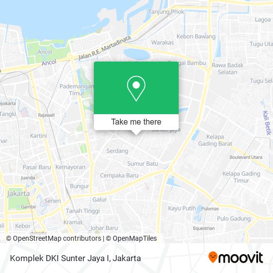 Komplek DKI Sunter Jaya I map