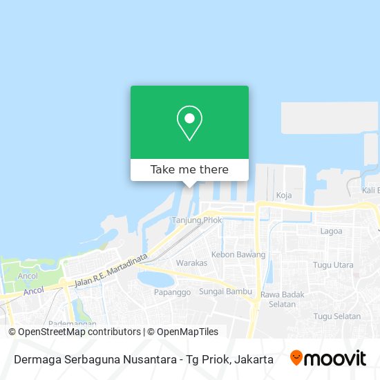 Dermaga Serbaguna Nusantara - Tg Priok map