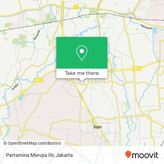 Pertamina Meruya Ilir map