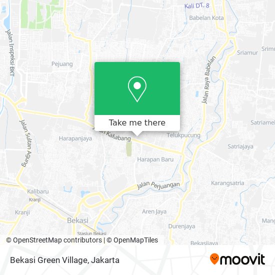 Bekasi Green Village map