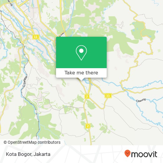 Kota Bogor map