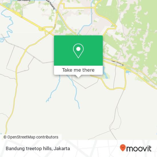 Bandung treetop hills map