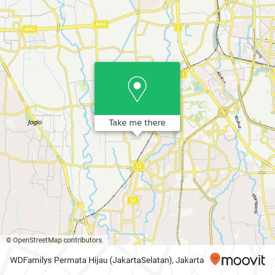 WDFamilys Permata Hijau (JakartaSelatan) map