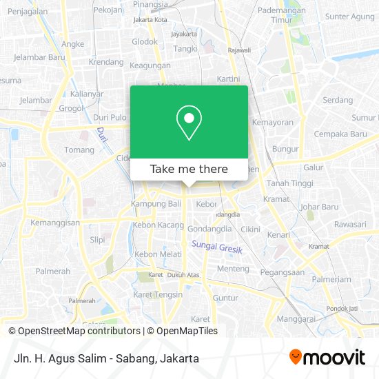 Jln. H. Agus Salim - Sabang map