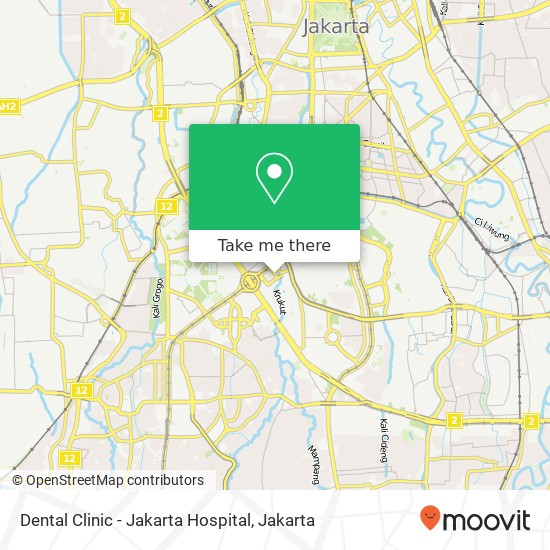 Dental Clinic - Jakarta Hospital map