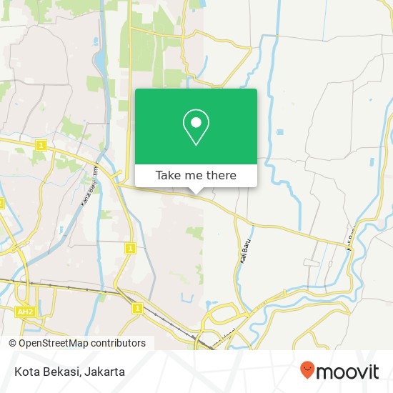 Kota Bekasi map