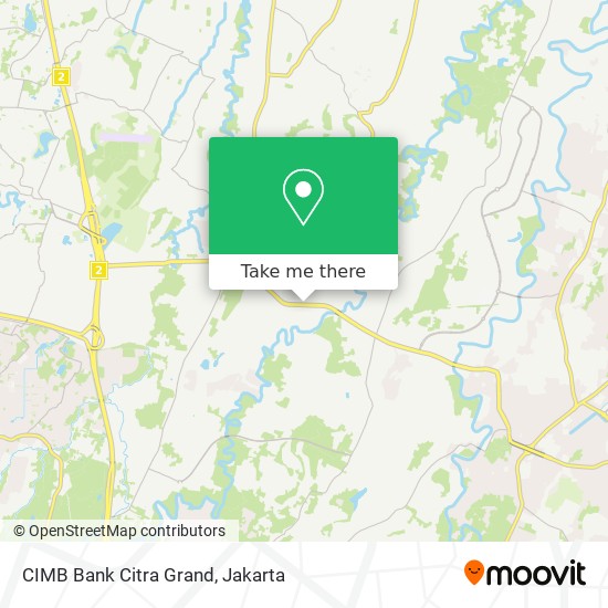 CIMB Bank Citra Grand map