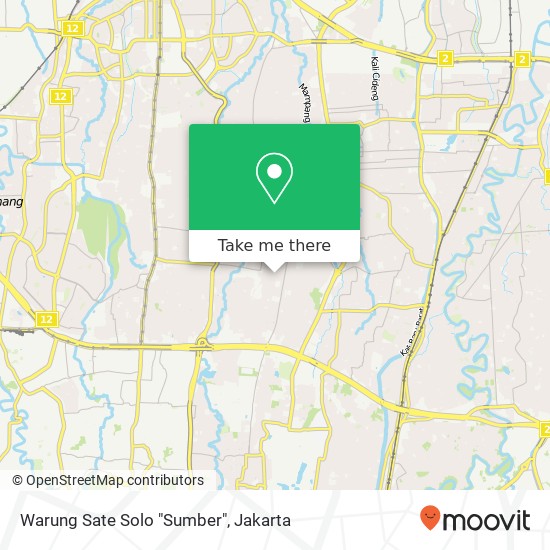 Warung Sate Solo "Sumber" map
