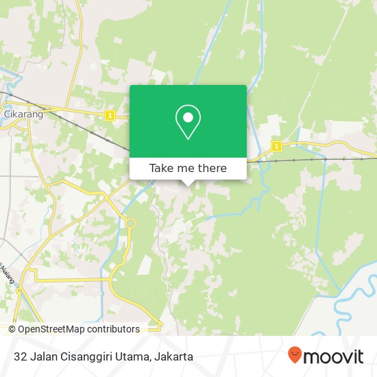 32 Jalan Cisanggiri Utama map