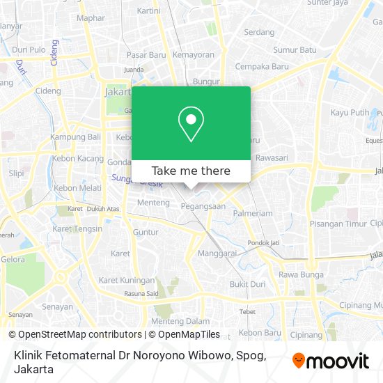 Klinik Fetomaternal Dr Noroyono Wibowo, Spog map