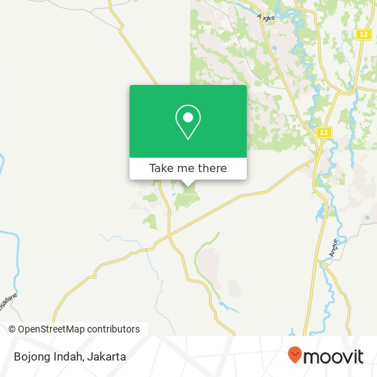 Bojong Indah map