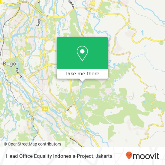 Head Office Equality Indonesia-Project map