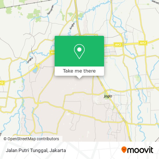 Jalan Putri Tunggal map