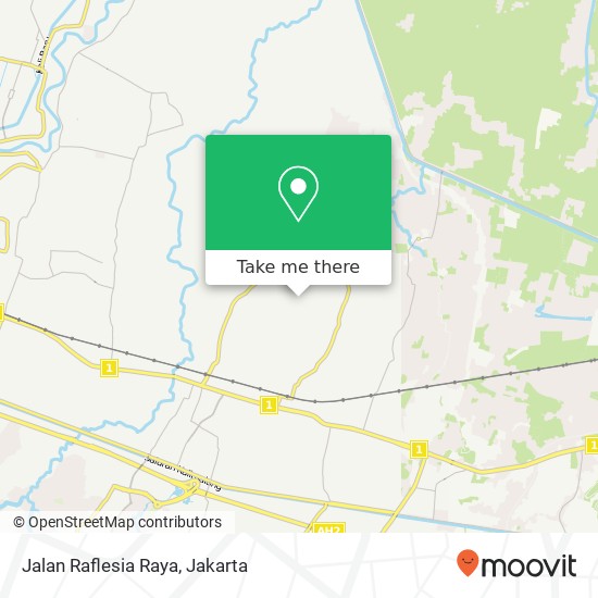 Jalan Raflesia Raya map