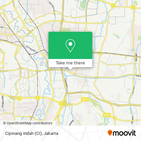 Cipinang indah (CI) map