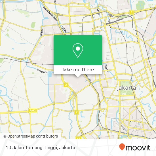 10 Jalan Tomang Tinggi map