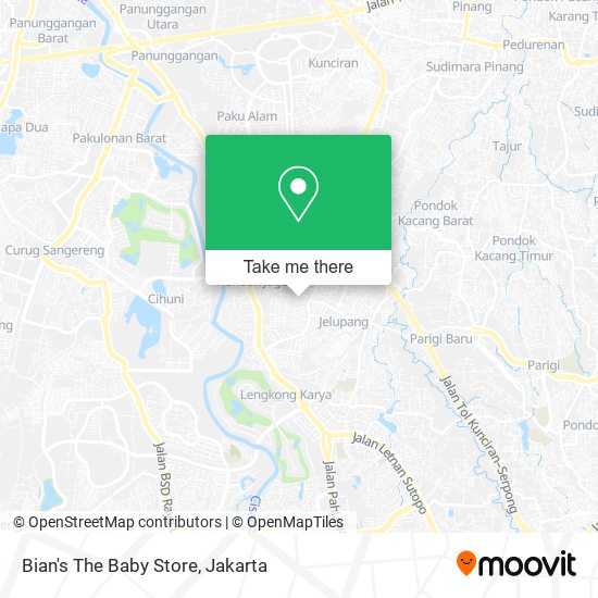 Bian's The Baby Store map