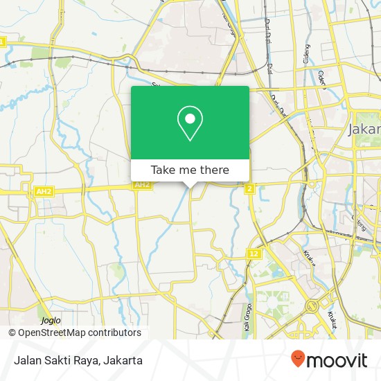 Jalan Sakti Raya map