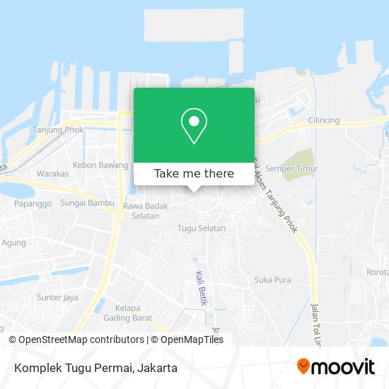 Komplek Tugu Permai map