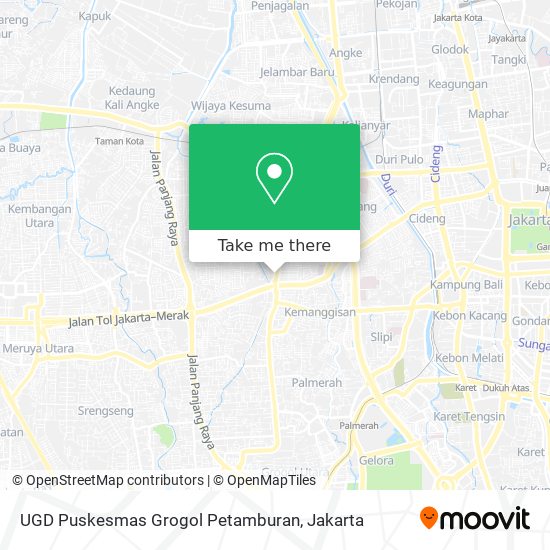 UGD Puskesmas Grogol Petamburan map