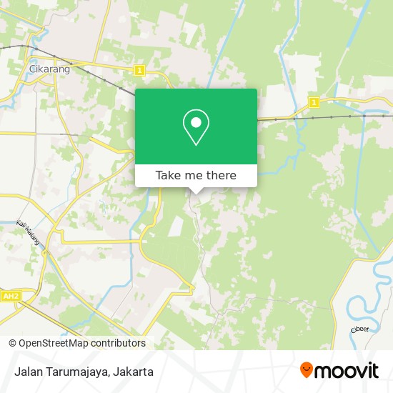 Jalan Tarumajaya map