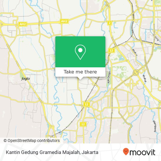 Kantin Gedung Gramedia Majalah map