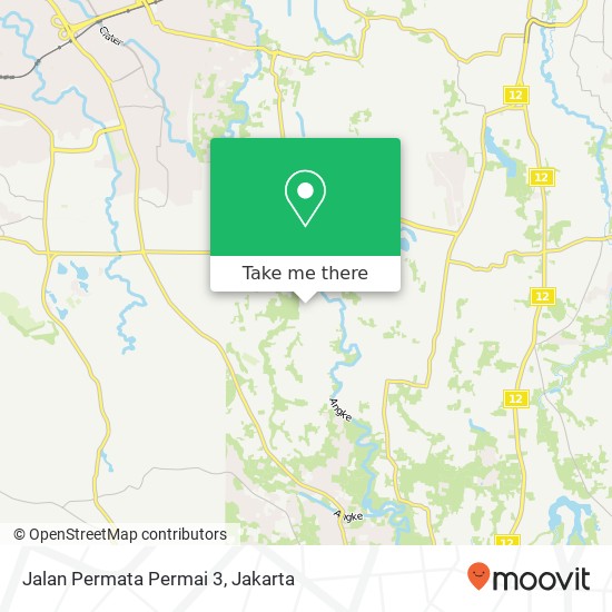 Jalan Permata Permai 3 map