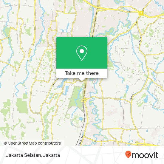 Jakarta Selatan map