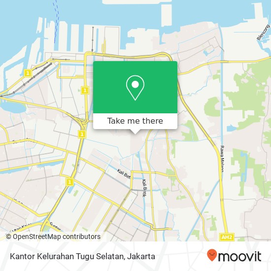 Kantor Kelurahan Tugu Selatan map