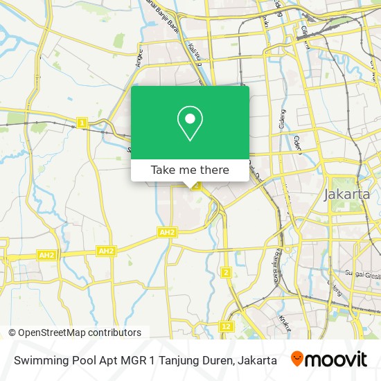 Swimming Pool Apt MGR 1 Tanjung Duren map