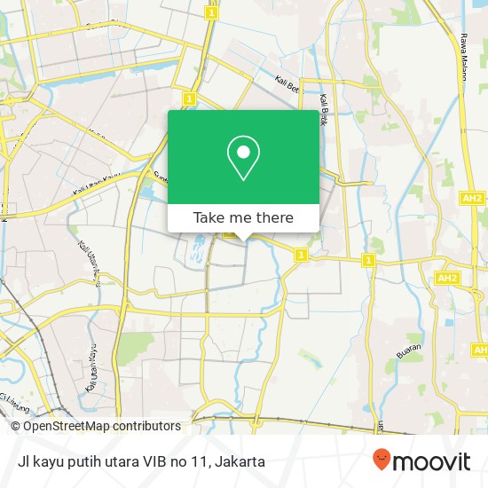 Jl kayu putih utara VIB no 11 map