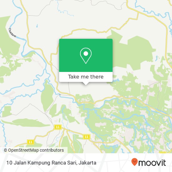 10 Jalan Kampung Ranca Sari map