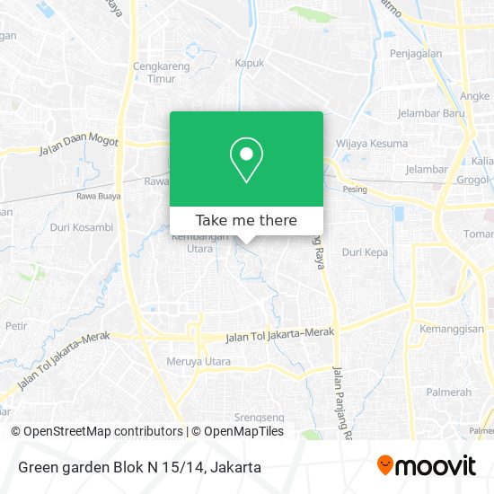 Green garden Blok N 15/14 map