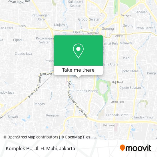 Komplek PU, Jl. H. Muhi map