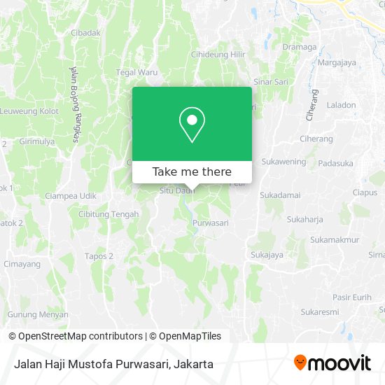 Jalan Haji Mustofa Purwasari map
