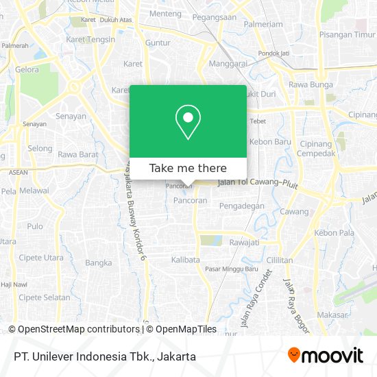 PT. Unilever Indonesia Tbk. map