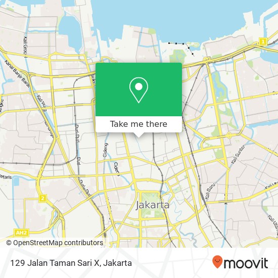 129 Jalan Taman Sari X map