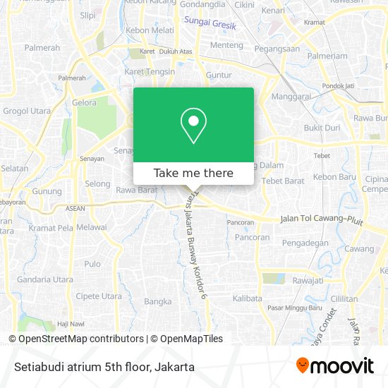 Setiabudi atrium 5th floor map