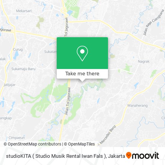 studioKITA ( Studio Musik Rental Iwan Fals ) map