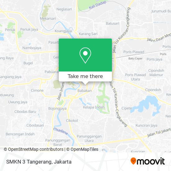 SMKN 3 Tangerang map