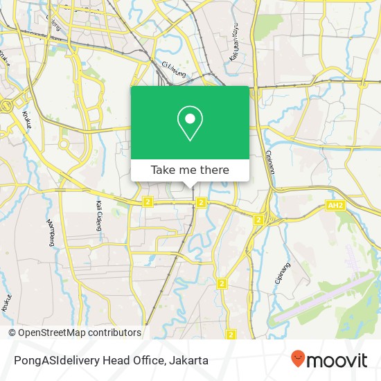 PongASIdelivery Head Office map