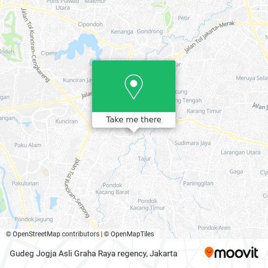 Gudeg Jogja Asli Graha Raya regency map