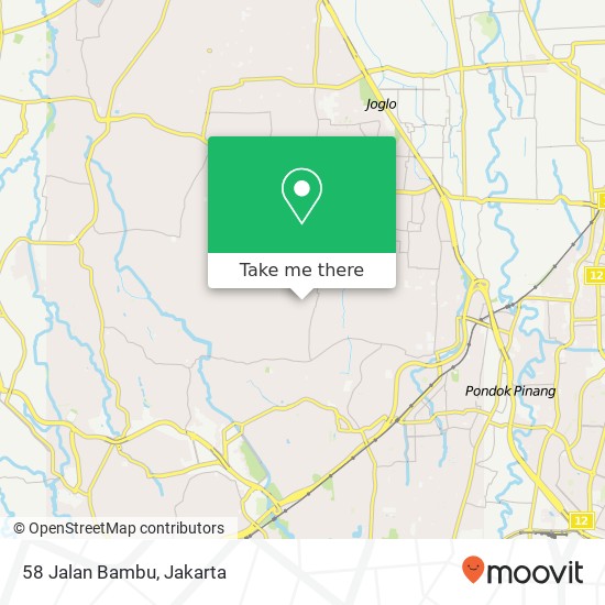 58 Jalan Bambu map