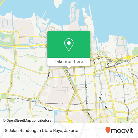 8 Jalan Bandengan Utara Raya map