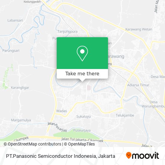 PT.Panasonic Semiconductor Indonesia map