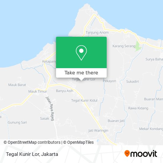 Tegal Kunir Lor map