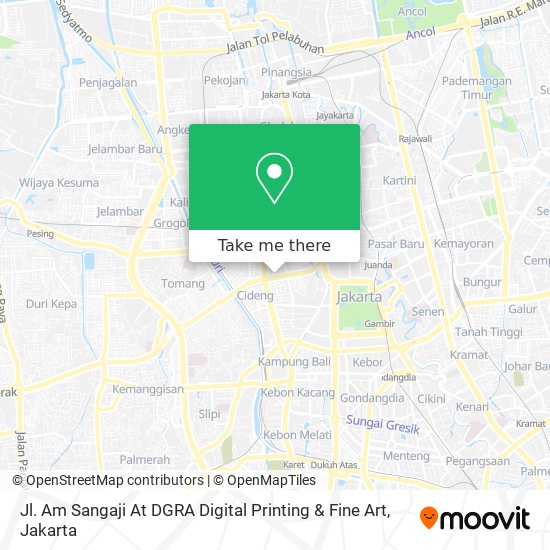 Jl. Am Sangaji At DGRA Digital Printing & Fine Art map
